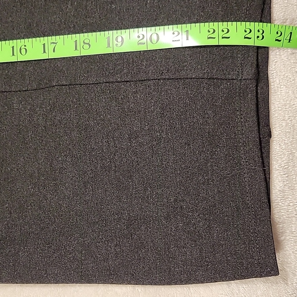 Calvin Klein Dark Grey Pencil Skirt - Picture 6 of 13